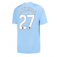 Dres Manchester City Matheus Nunes #27 Domaci 2023-24 Kratak Rukav